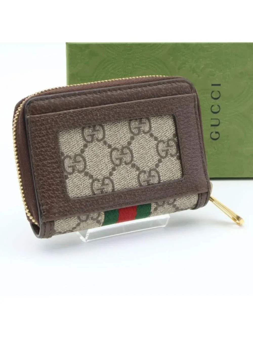 ★SOLD★ Gucci Ophidia Coin Card Case Zip Around - Picture 10 of 10